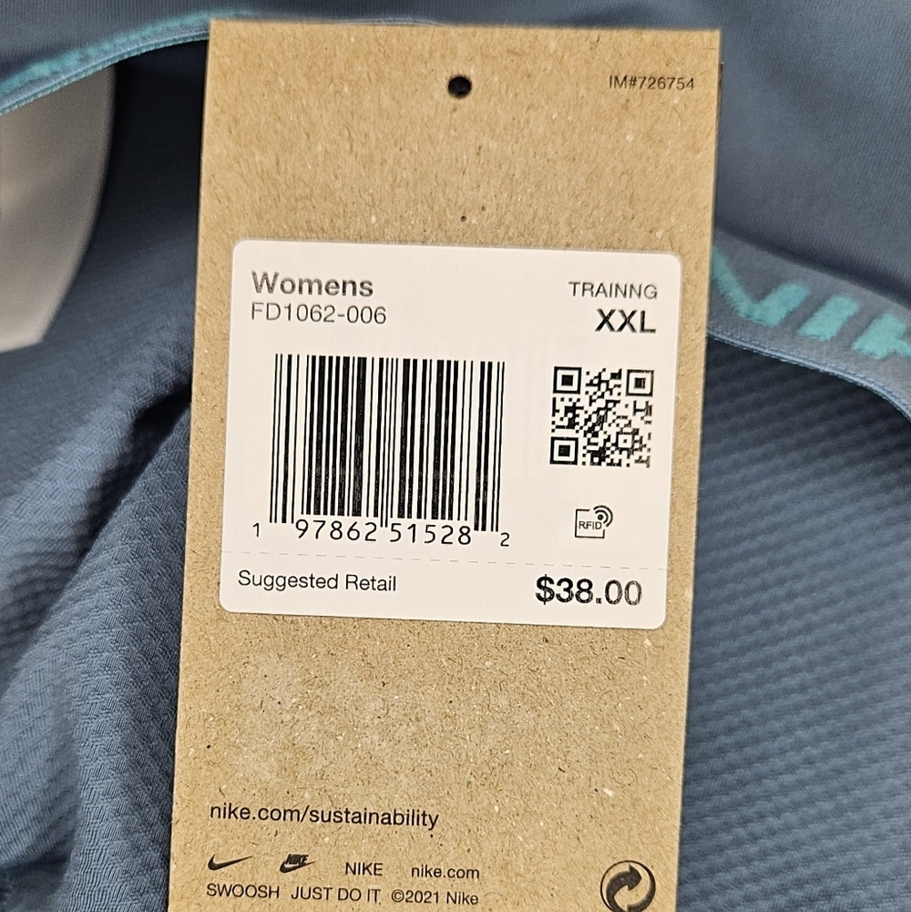 Nike Indy Light Support Padded Sports Bra Size XXL - Picture 5 of 7